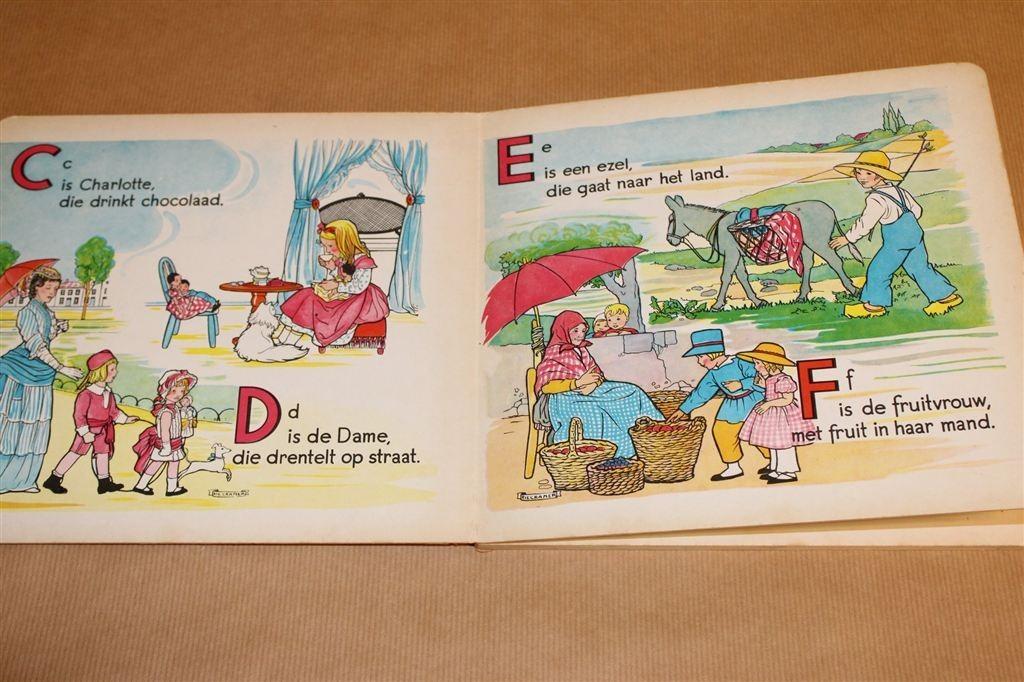 A is een Aapje — Vintage ABC Boek 1960 — Rie Cramer, Boeken, Ophalen of Verzenden, Gelezen