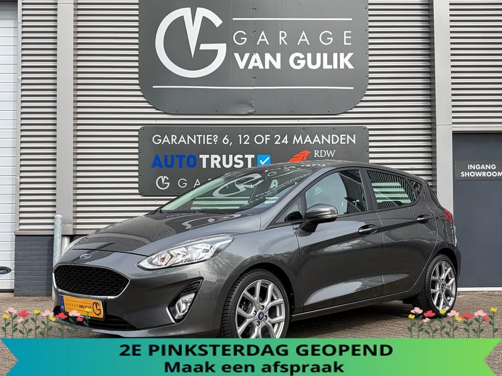 Ford Fiesta 1.0 EcoBoost 101PK Automaat,CarPlay,Clima,Cruise, Auto's, Gebruikt, 1064 kg, 23 km/l, Origineel Nederlands
