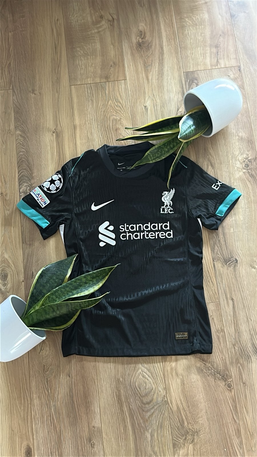 FC Liverpool 24/25 uitshirt, Maat S, Ophalen of Verzenden, Zo goed als nieuw, Shirt