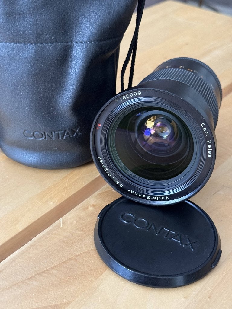 Contax Zeiss 28-85mm 3.3-4.5 Lens C/Y mount, Audio, Tv en Foto, Fotografie | Lenzen en Objectieven, Ophalen, Gebruikt, Handmatige focus