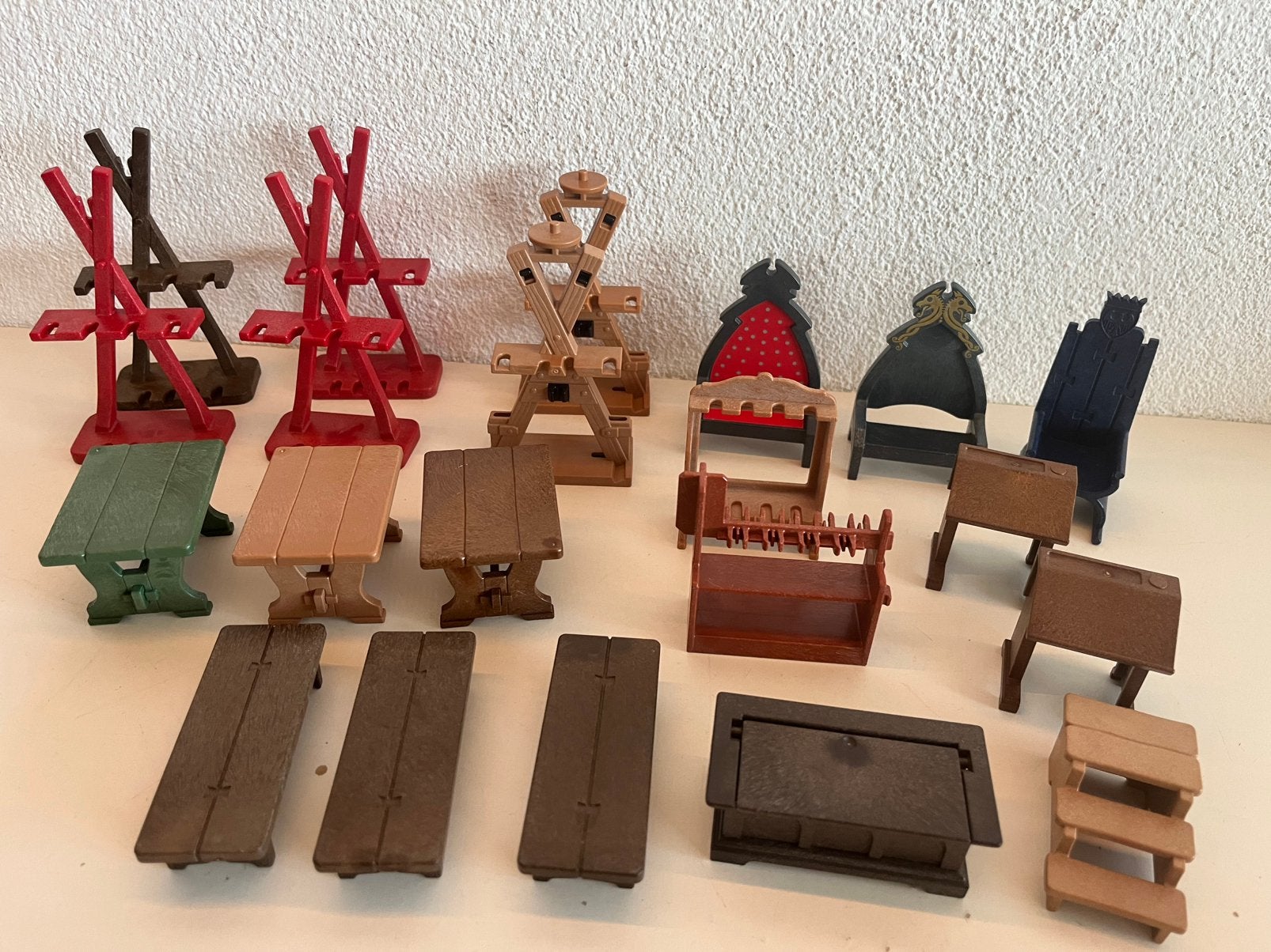 Playmobil onderdelen ridder thema 21 stuks, Ophalen of Verzenden, Zo goed als nieuw, Losse onderdelen