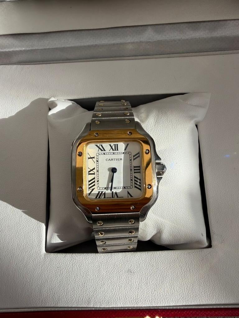 Cartier Santos de Cartier horloge staal/goud, Ophalen of Verzenden