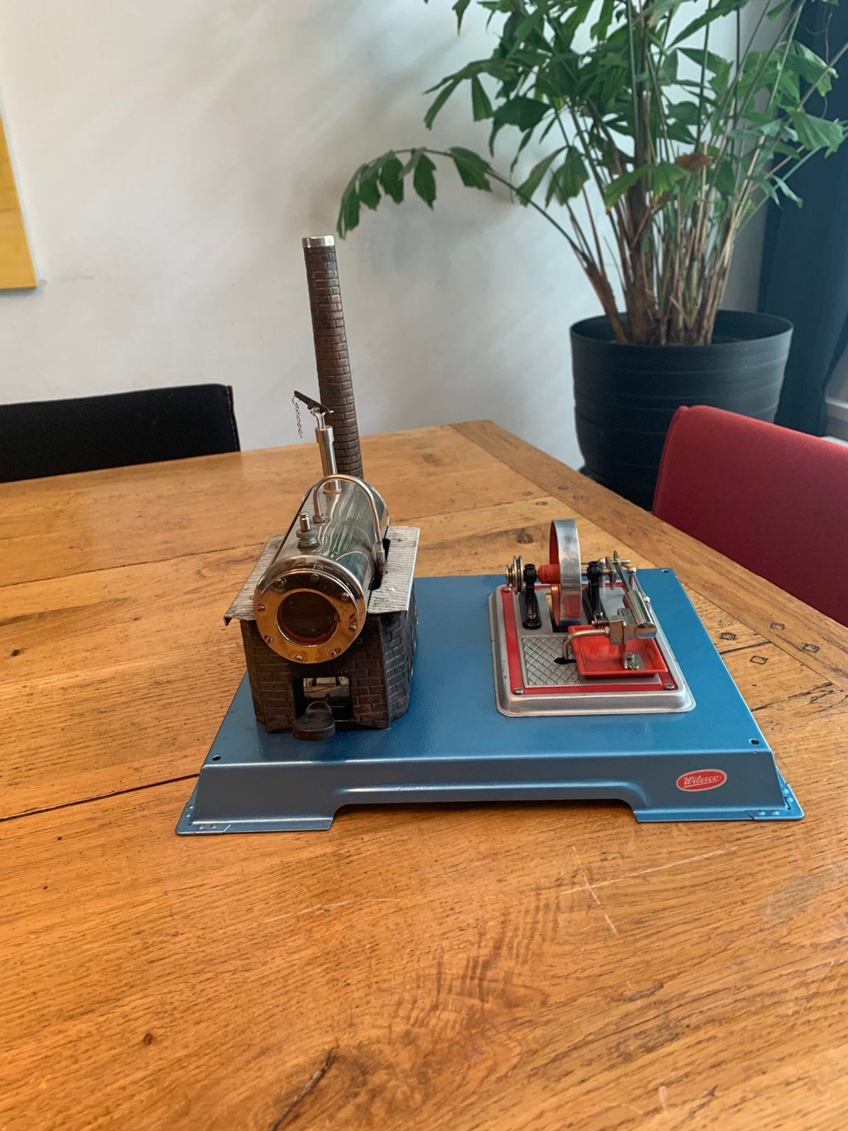 Wilesco d12 stoommachine, Ophalen of Verzenden, Zo goed als nieuw, Groter dan 1:32