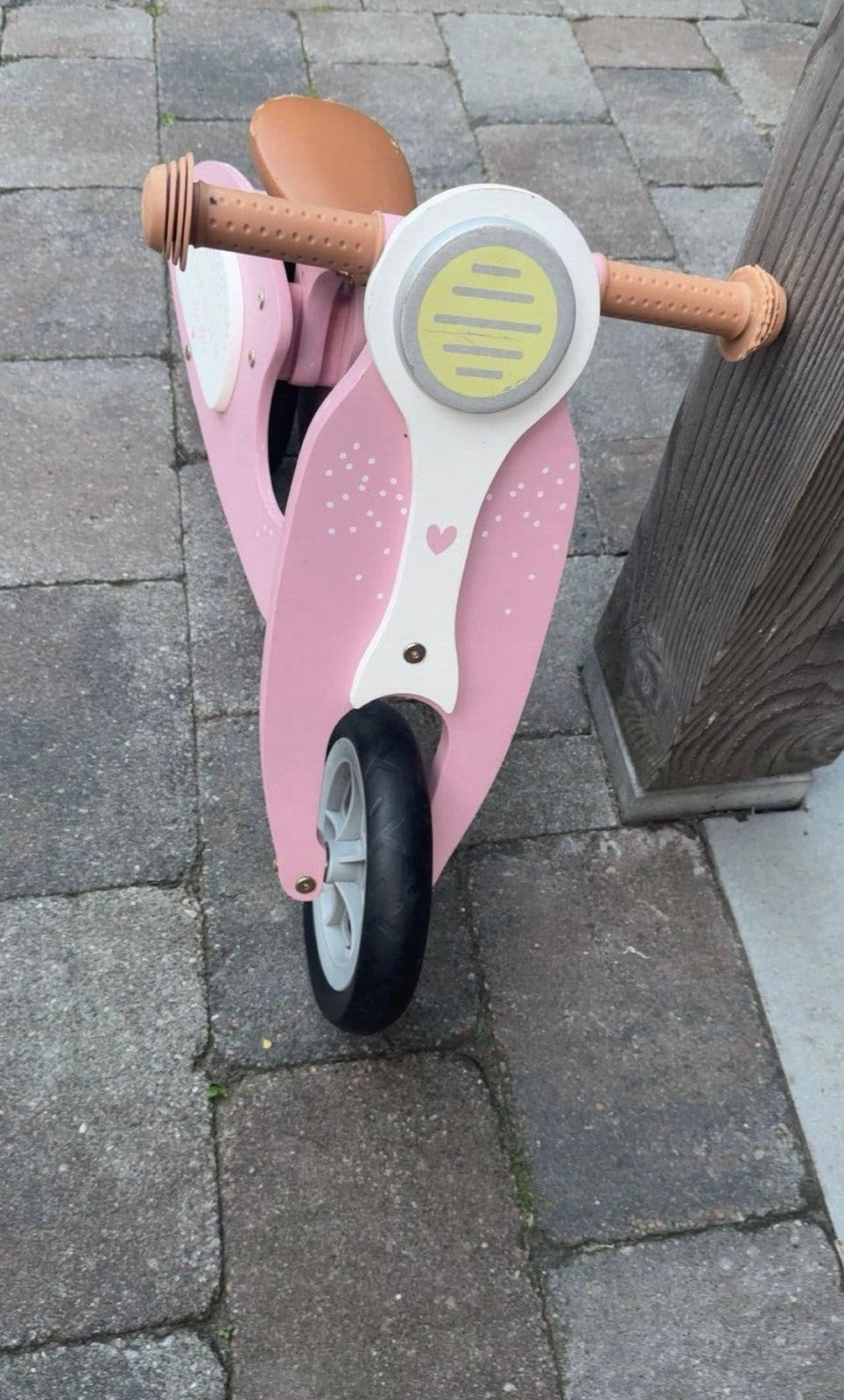 Loopfietsje scooter little dutch en giraffe style Zoë, Kinderen en Baby's, Ophalen, Zo goed als nieuw, Loopfiets