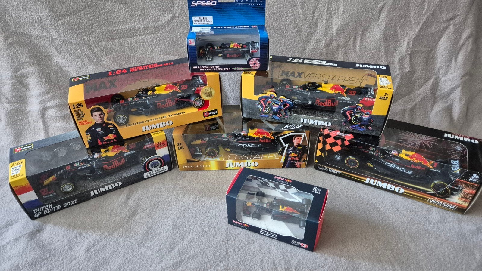 Max Verstappen modelauto's - Diverse schalen en edities, Ophalen of Verzenden, Nieuw, Auto, Overige merken
