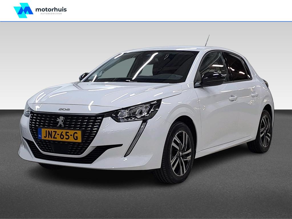 Peugeot 208 1.2 PureTech 100PK AUTOMAAT EAT8 ALLURE PACK CAM, Auto's, Gebruikt, Wit, 19 km/l, 3 cilinders