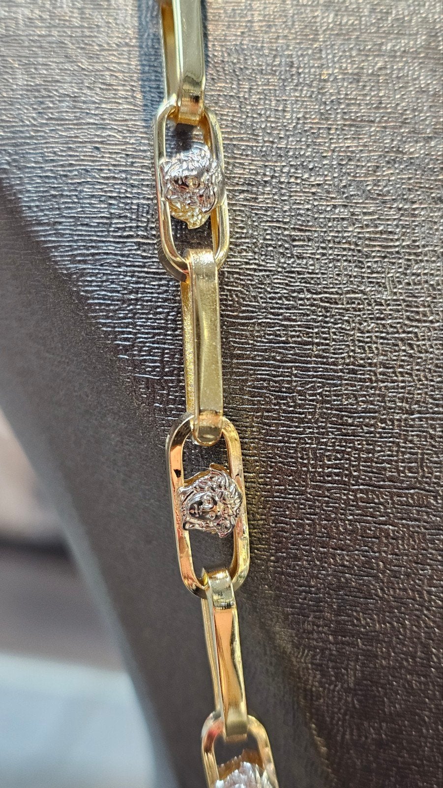 Prachtige Medusa 14k gouden ketting, Ophalen of Verzenden, Nieuw, Goud, Goud