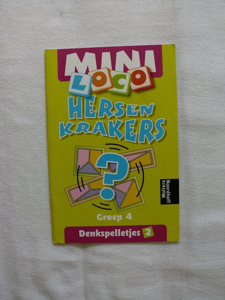 2x Mini Loco boekje groep 4&5 Dolfje Weerwofje/Hersenkrakers, Ophalen of Verzenden, Zo goed als nieuw