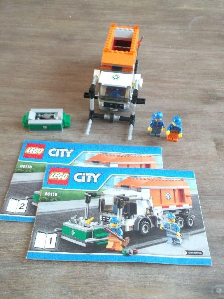 lego 60118 garbage truck (2016), Ophalen of Verzenden, Gebruikt, Complete set, Lego