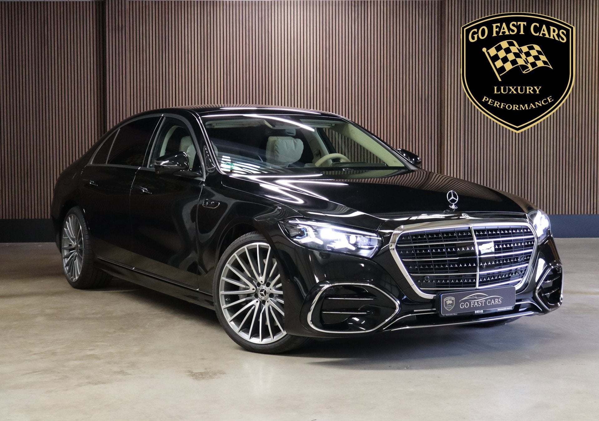 Mercedes-Benz S-klasse 450d 4MATIC AMG Lang|Model 2027 VOL!|, Auto's, Automaat, Overige carrosserieën, 4 stoelen, Zwart