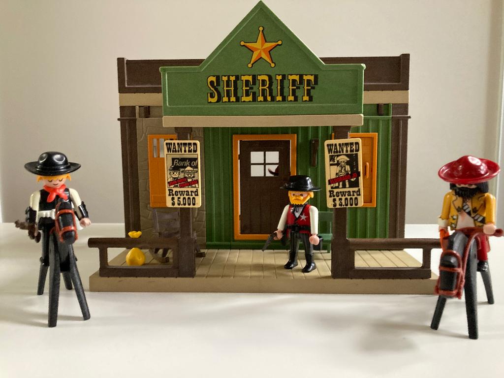 Playmobil Sheriff Office (3786), Kinderen en Baby's, Speelgoed | Playmobil, Ophalen, Gebruikt
