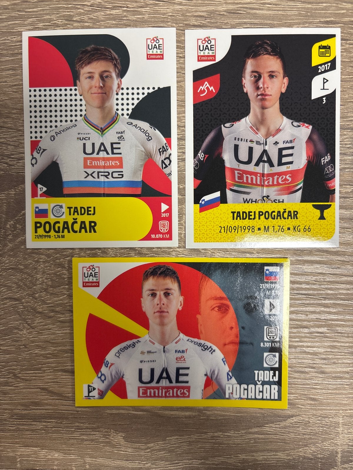 Tadej Pogačar Panini Tour de France stickers en plaatjes, Ophalen of Verzenden, Zo goed als nieuw, Stickers en Plaatjes