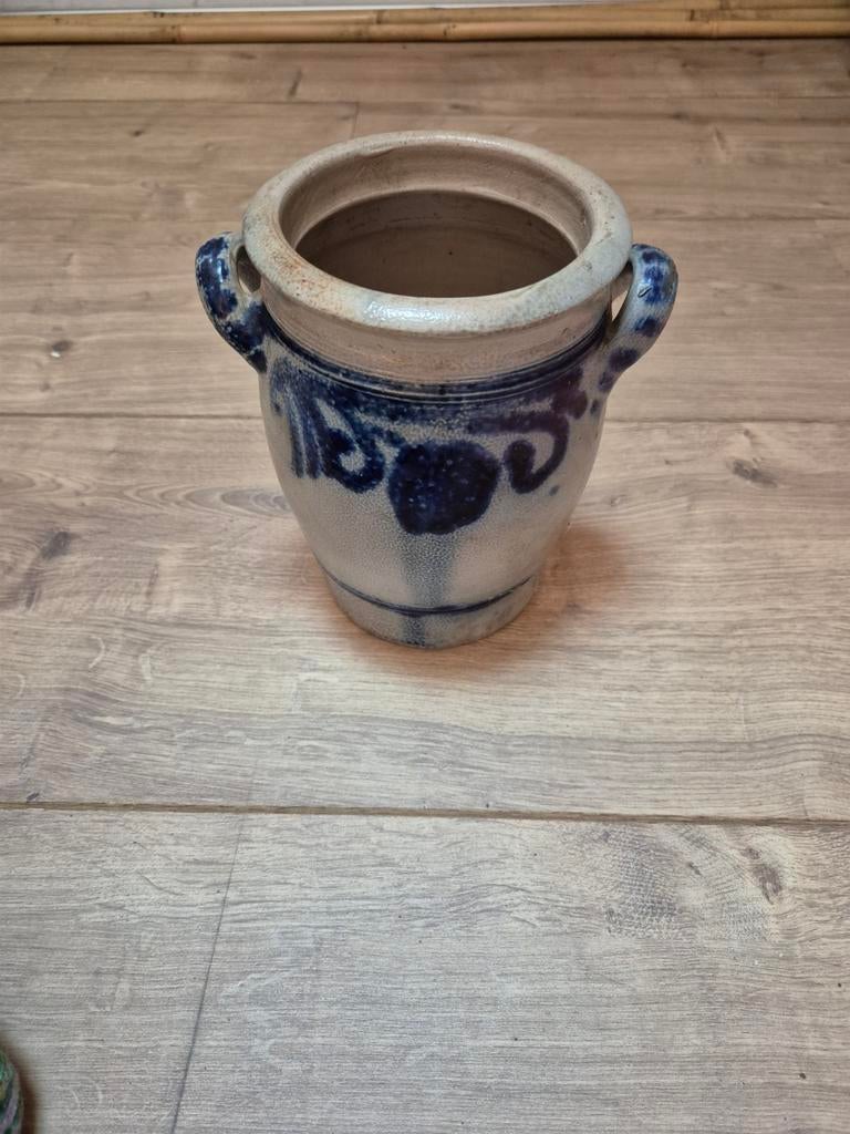 Antieke Keulse pot - 18,5 cm hoog, 13 cm breed, Ophalen of Verzenden