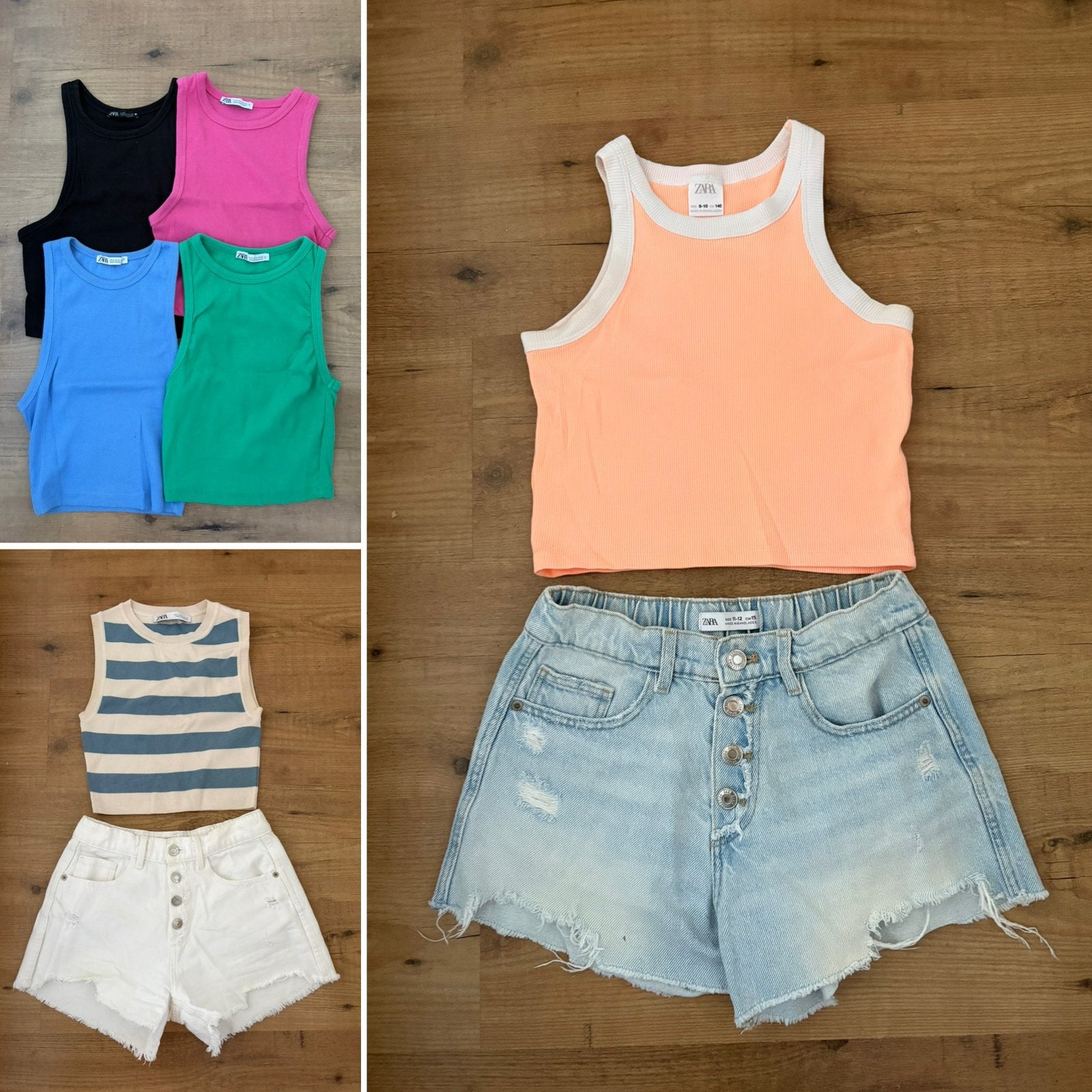 Zara shirtjes en shorts, Ophalen of Verzenden, Zo goed als nieuw, Meisje