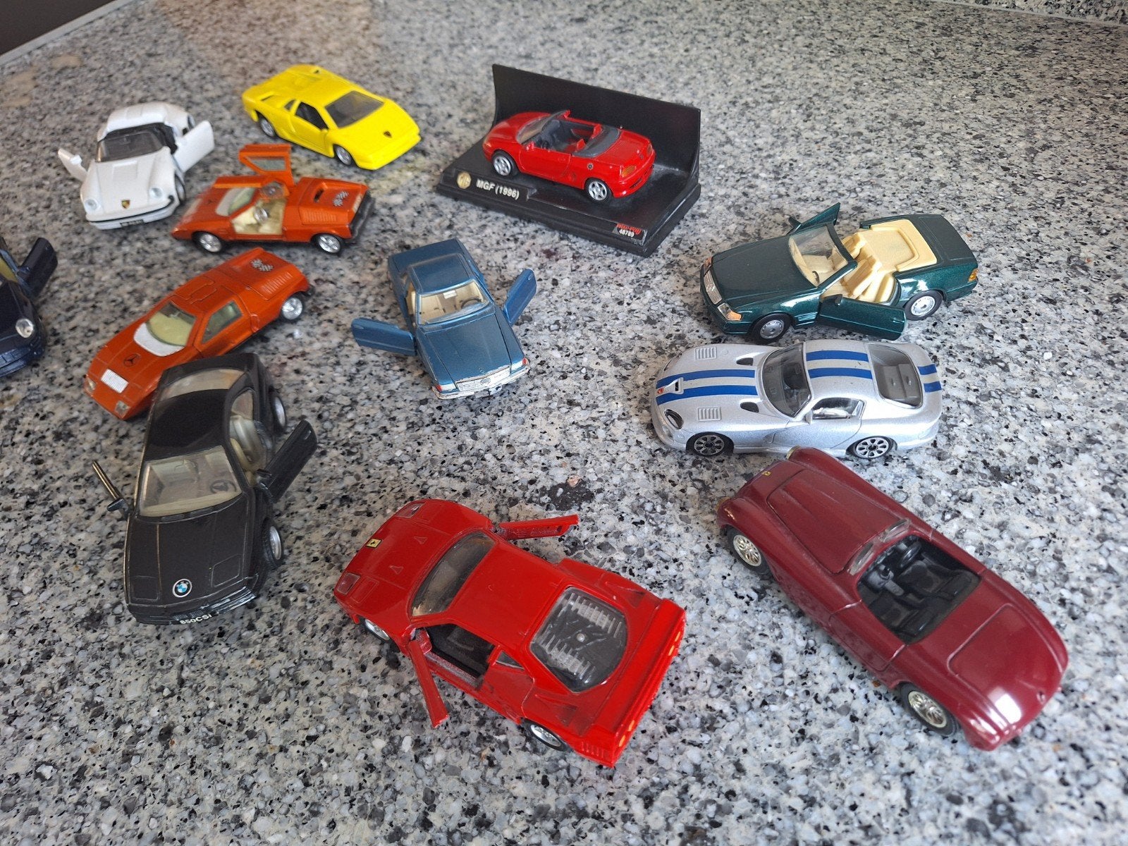 Verzameling Ferrari, Mercedes, Lamborghini  etc., Hobby en Vrije tijd, Modelauto's | 1:43, Ophalen of Verzenden, Gebruikt, Auto