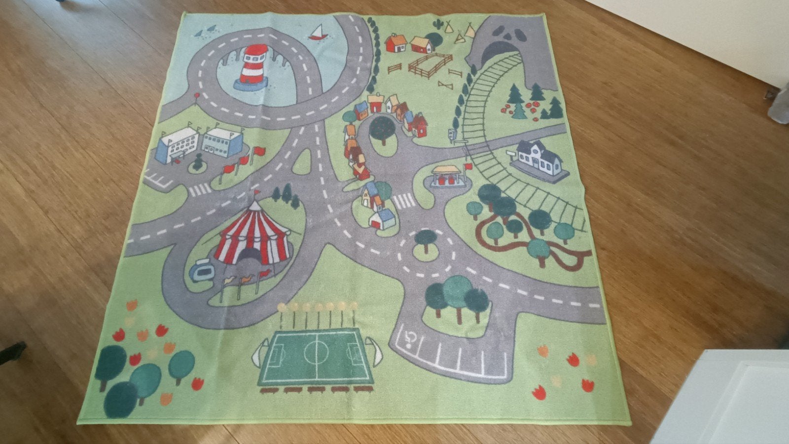 Auto speelmat IKEA, Kinderen en Baby's, Speelgoed | Speelkleden, Ophalen, Zo goed als nieuw