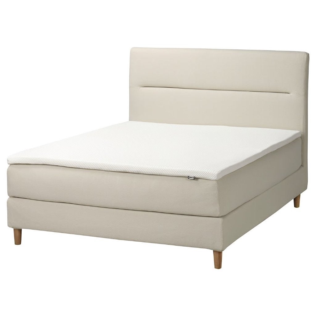 Gezocht! Boxspring IKEA 90x200 Evenskjer, Ophalen, Gebruikt, 90 cm, Eenpersoons