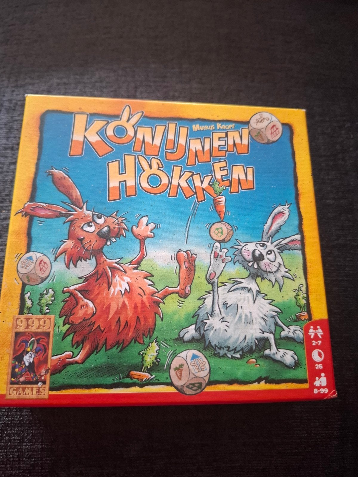 Konijnen Hokken, Vijf spelers of meer, Ophalen of Verzenden, Zo goed als nieuw, 999 Games