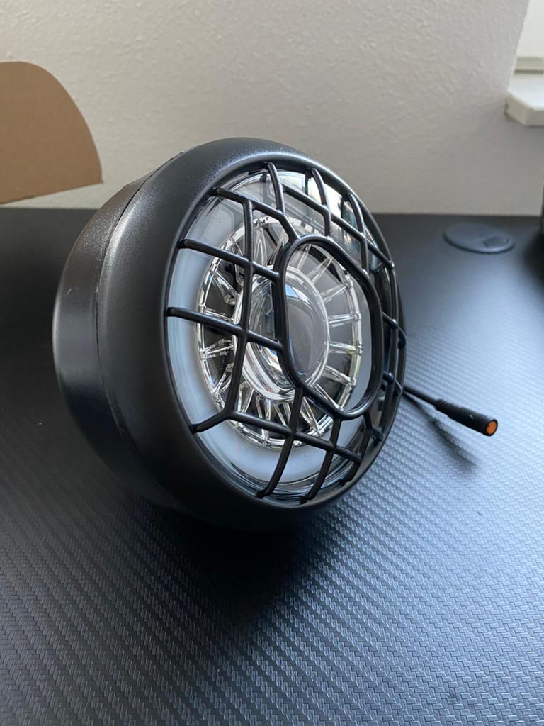 Ouxi V8 koplamp met beugel HELEMAAL NIEUW, Fietsen en Brommers, Fietsonderdelen, Ophalen of Verzenden, Zo goed als nieuw, Fatbike