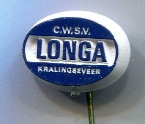 C.W.S.V. Longa Kralingseveer plastic wandel speldje( Z_128a), Ophalen of Verzenden, Zo goed als nieuw, Sport, Speldje of Pin