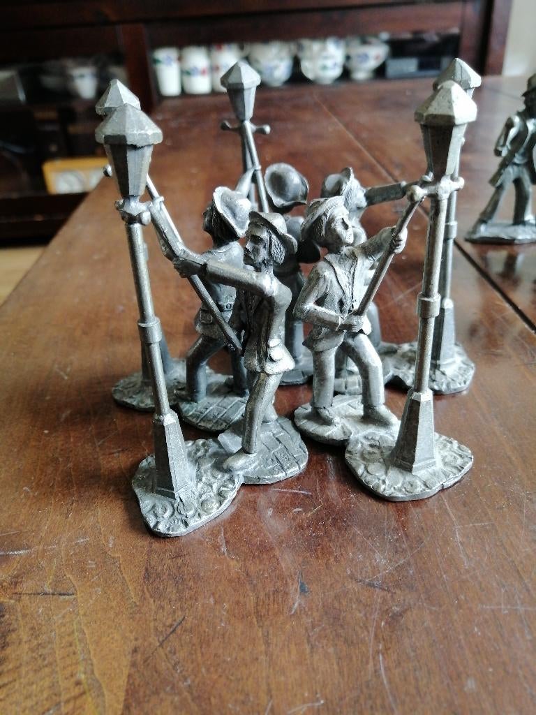 Verzameling van Royal Pewter Daalderop tinnen ambachten, Antiek en Kunst, Ophalen of Verzenden