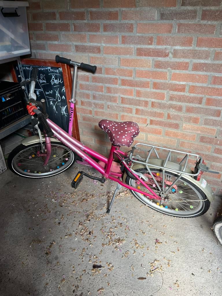 Meisjes fiets kan nog ronde mee - 20 inch, Ophalen, Gebruikt, Terugtraprem, 20 inch