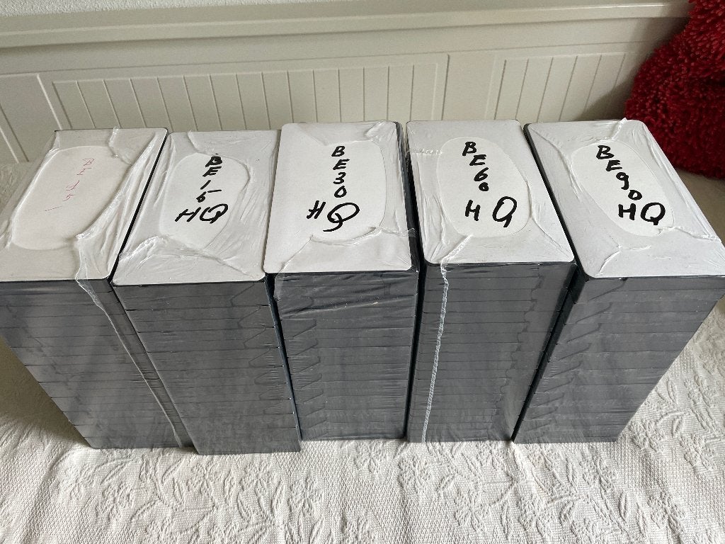 VHS banden, 50 stuks, diverse opnametijden, Alle leeftijden, Ophalen of Verzenden, Nieuw in verpakking, Overige genres