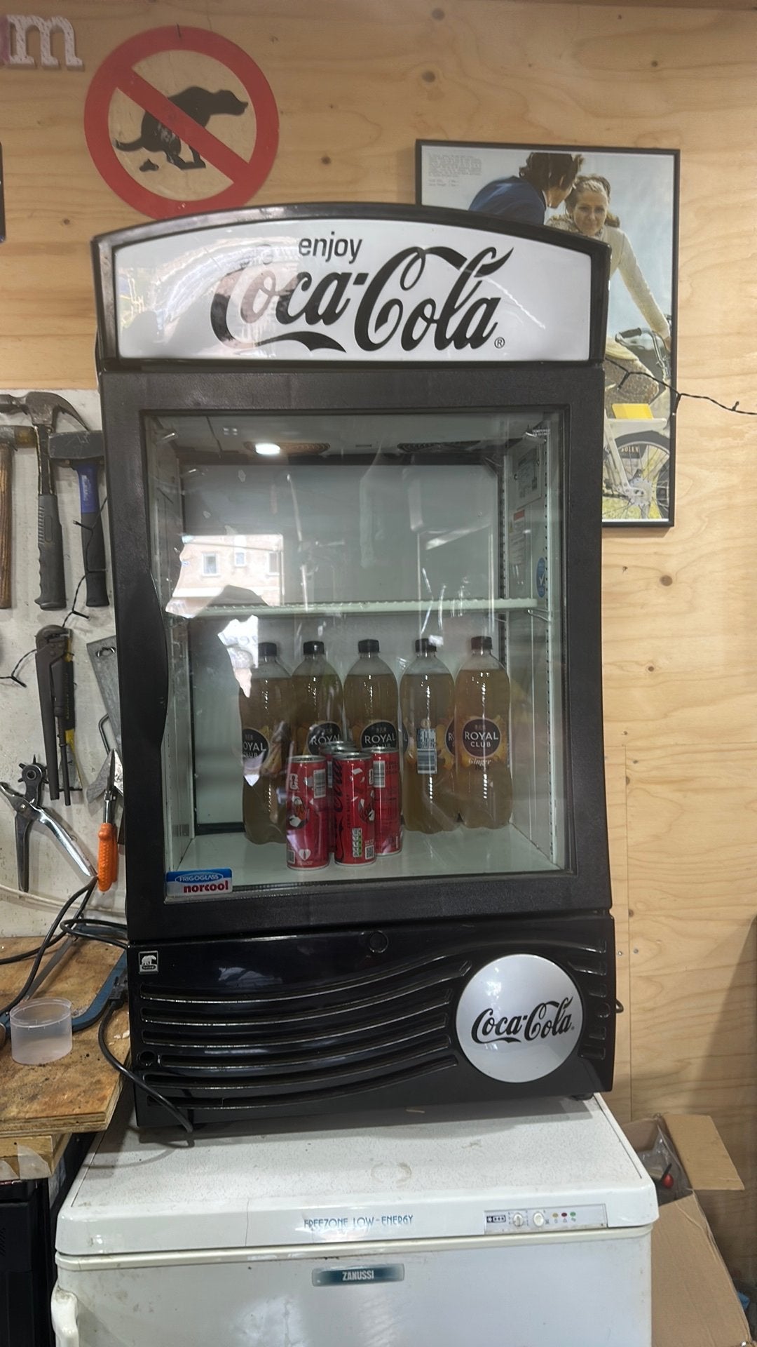 Coca cola koelkast, Witgoed en Apparatuur, Koelkasten en IJskasten, Ophalen of Verzenden