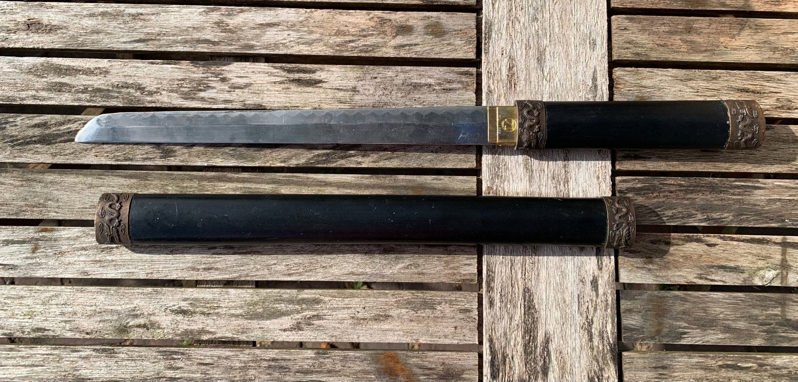 zwaard traditionele Japanse tanto kort zwaard dolk samoerai, Verzenden, Overige soorten, Zwaard of Sabel