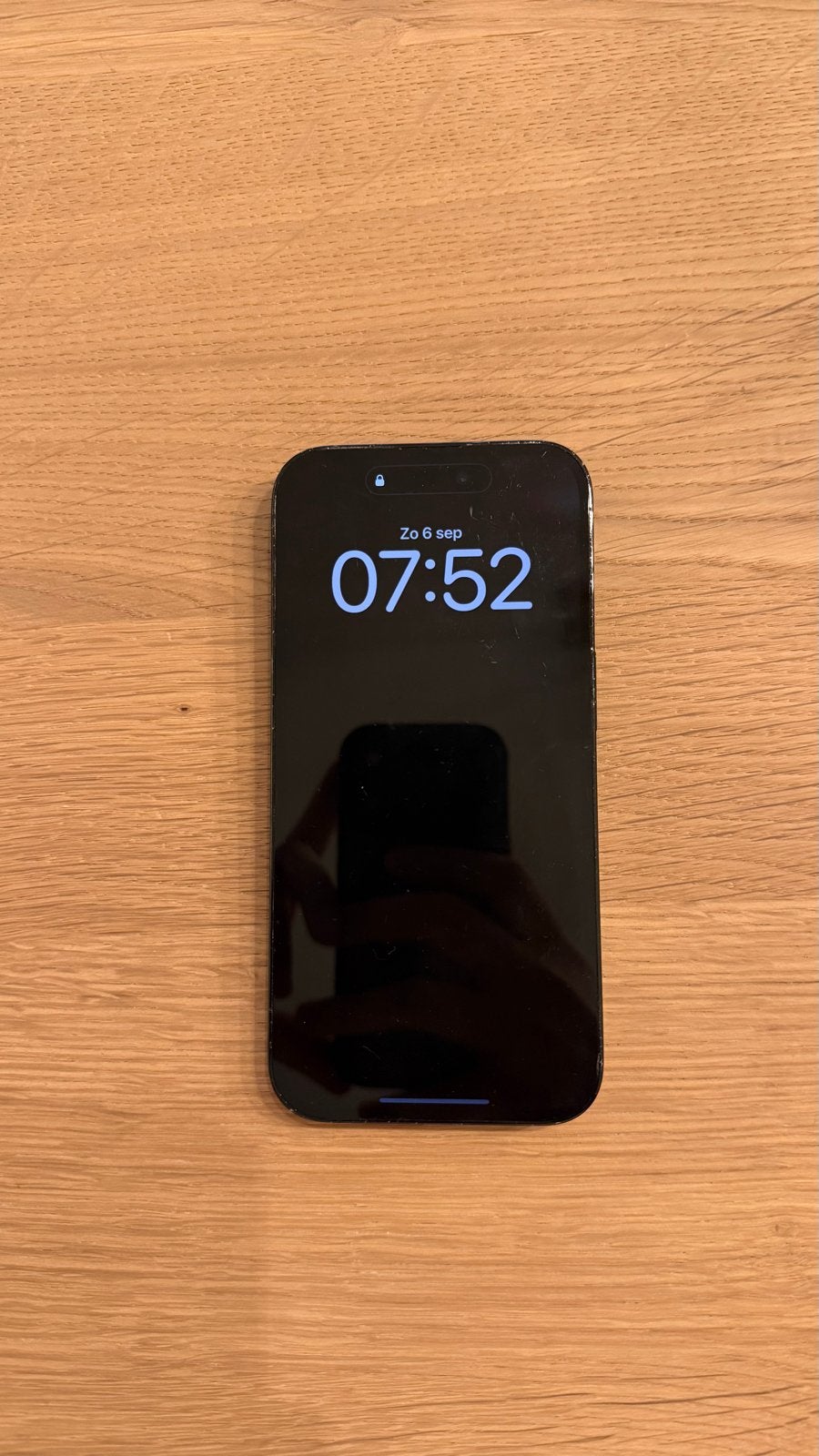 iPhone 14 Pro 128 GB met Mous Carbon hoesje, Telecommunicatie, Ophalen, 69 %, Zwart, Zonder simlock
