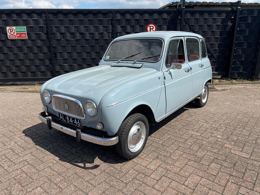 Renault R4 L 1963 | Zeer fraai | Inruil Mogelijk, Lederen bekleding, Gebruikt, 35 pk, Leder