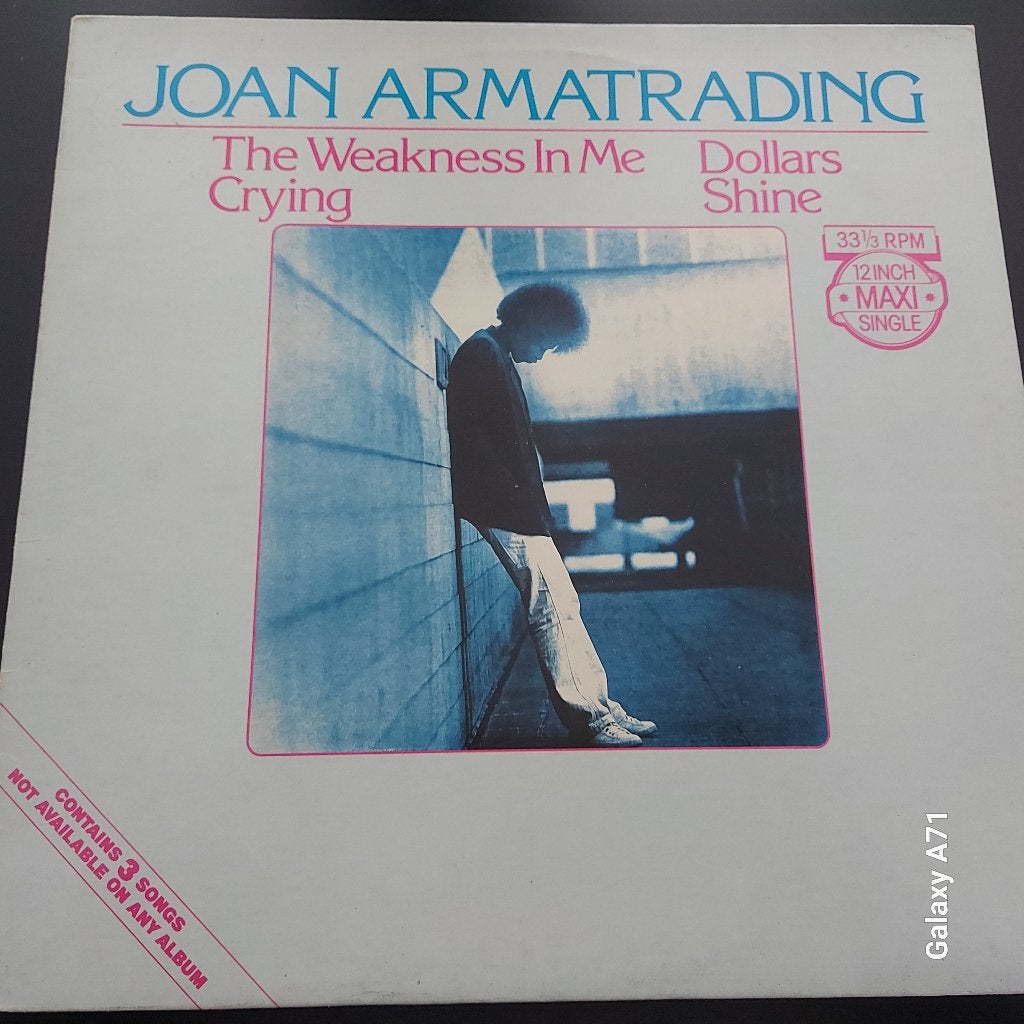 12" Maxisingel Joan Armatrading - The Weakness In Me Crying, Gebruikt, Pop, Ophalen of Verzenden, Fotohoes