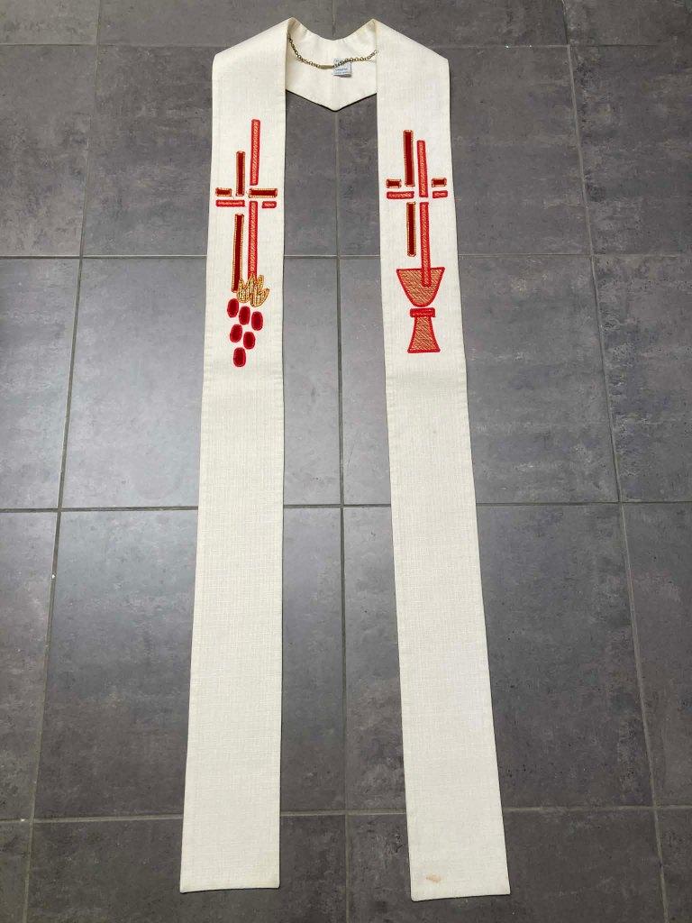Witte stola Slabbinck Eucharistie, Ophalen of Verzenden