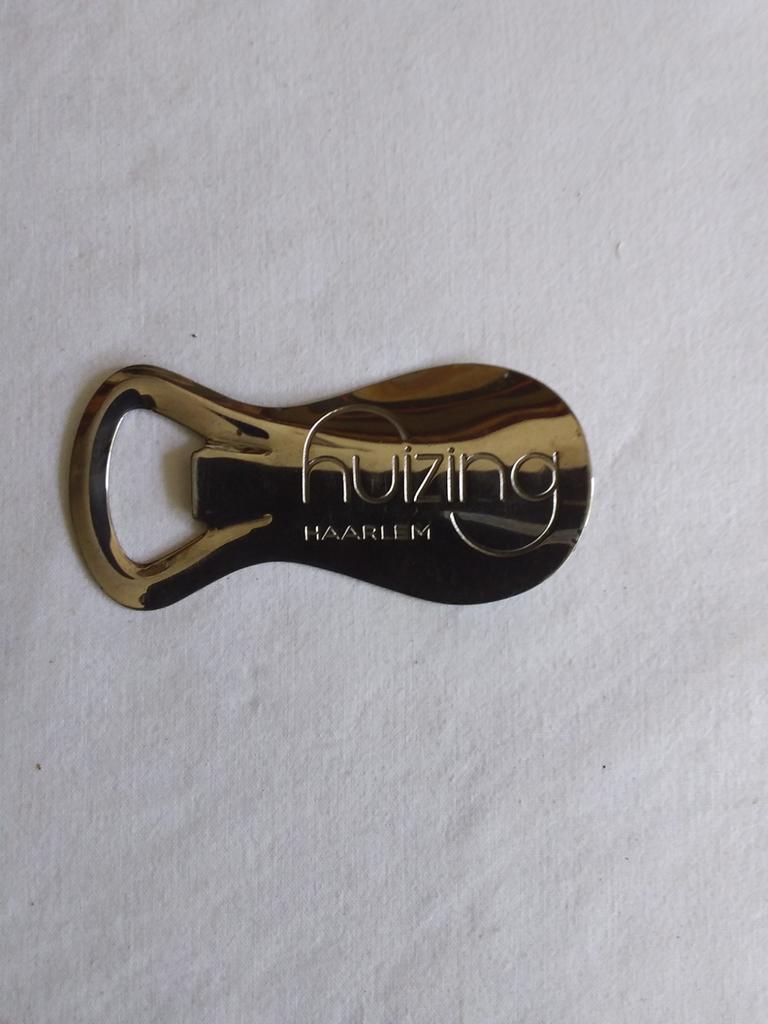 Flesopener Huizing Haarlem lengte 9 cm ijzer izgst, Antiek en Kunst, Ophalen of Verzenden