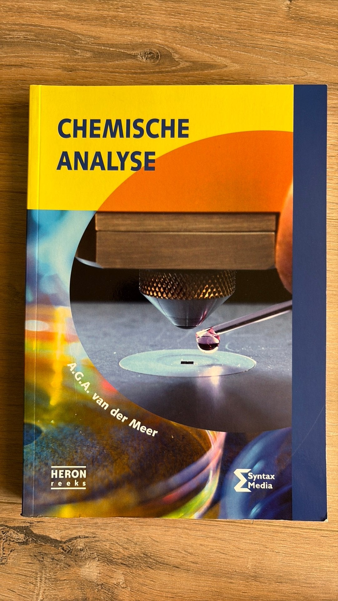 Chemische analyse - A.G.A. van der Meer, Boeken, Ophalen, A.G.A. van der Meer, Zo goed als nieuw, Nederlands