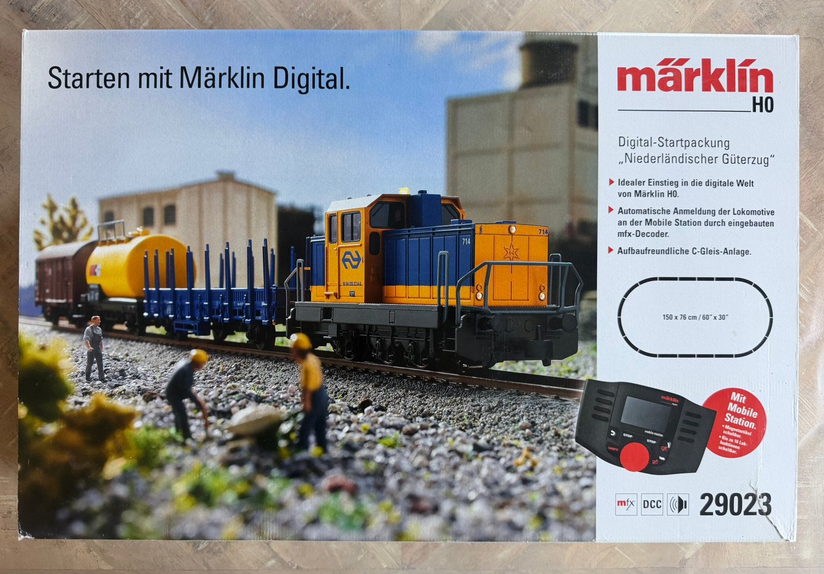 Märklin HO 29023 Digitale startset NS goederentrein, Wisselstroom, Treinset, Ophalen of Verzenden, Märklin