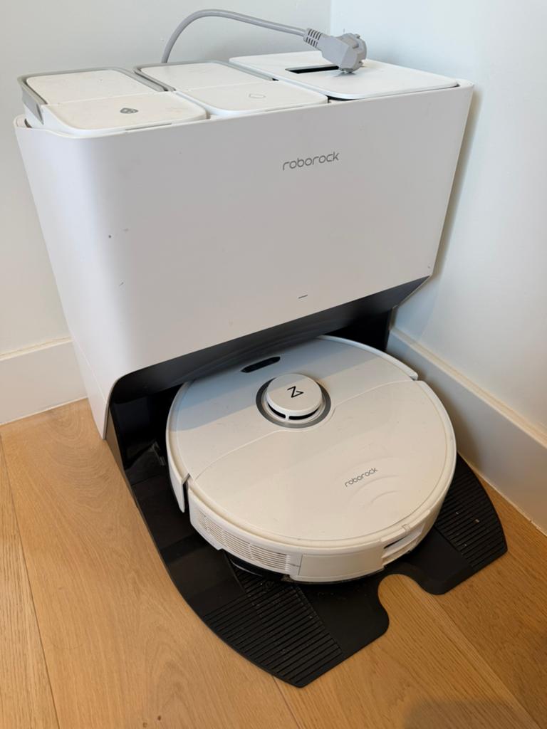 Roborock S8 Pro Ultra robotstofzuiger + dweil + accessoires, Ophalen, Overige merken, Bedienbaar via app, Zo goed als nieuw