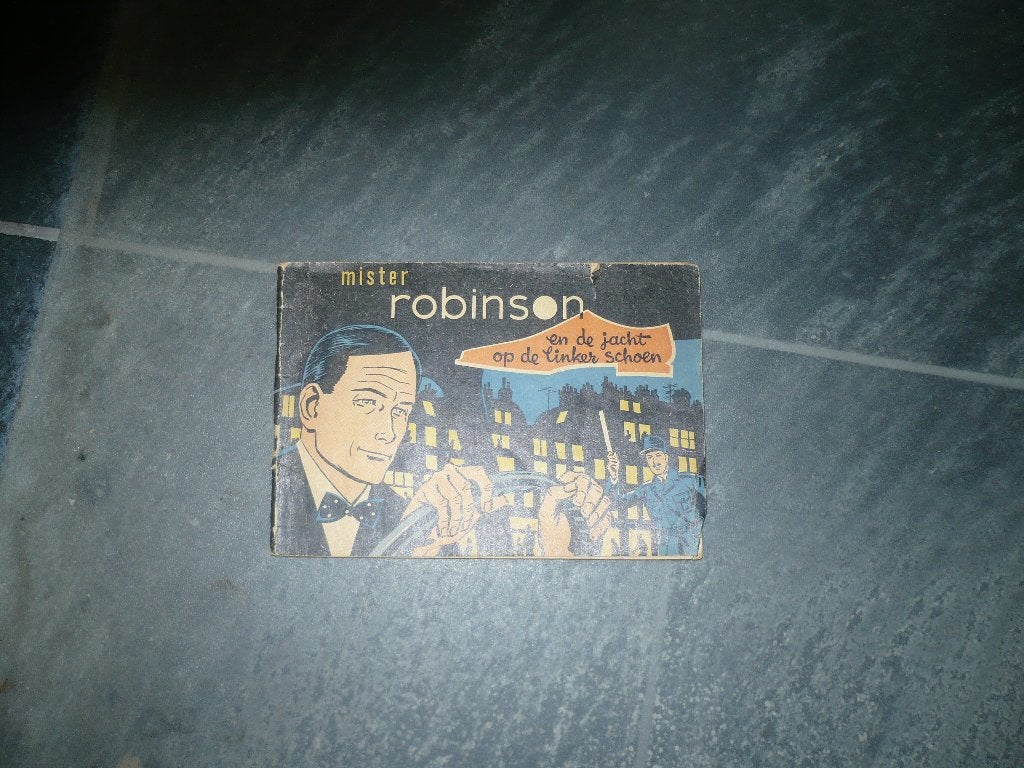 2 reclame strips mister robinson en het hooge huys, Gelezen, Ad van vliet, Ophalen of Verzenden, Meerdere stripboeken
