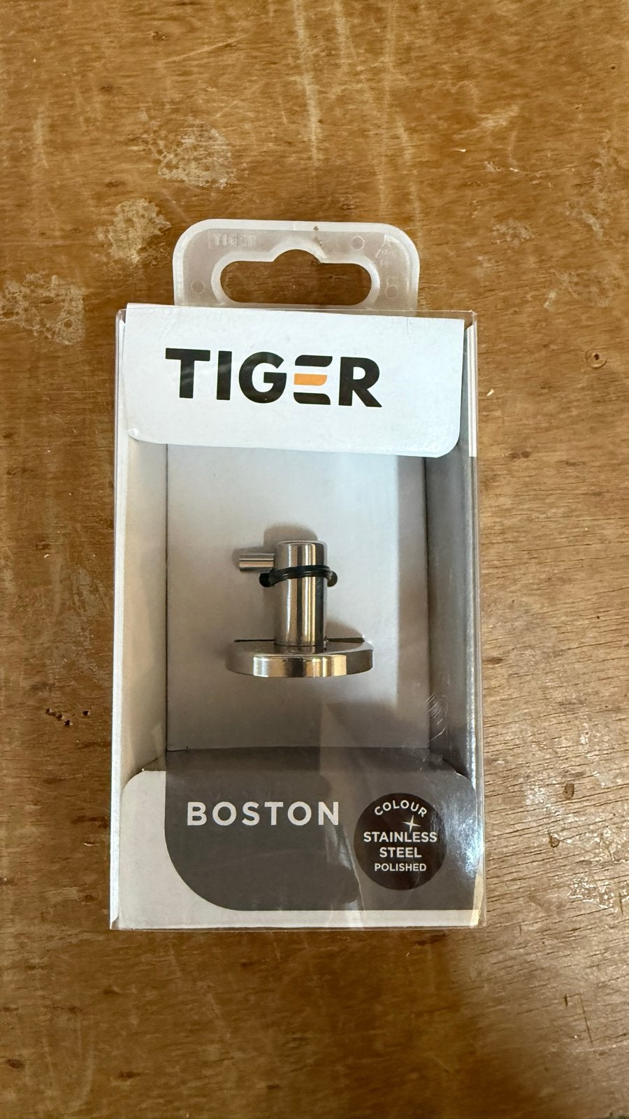 Tiger Boston Handdoekhaak RVS chrome, Overige merken, Nieuw, Ophalen of Verzenden, Handdoekhaak