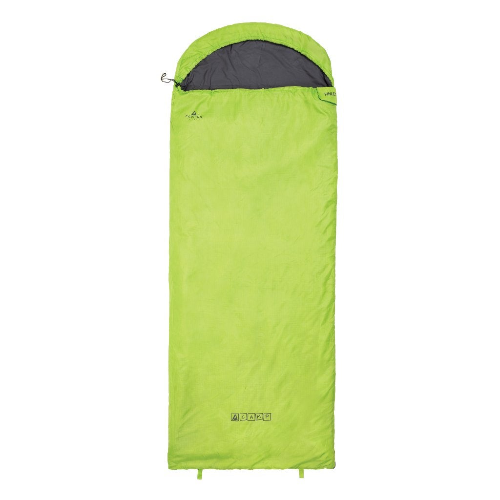 ACAMP FINLEY Deken Slaapzak+capuchon 220 x 85 cm LIME 850 gr, Info@outdoorensport.nl, Tambu, Nieuw, Ophalen of Verzenden