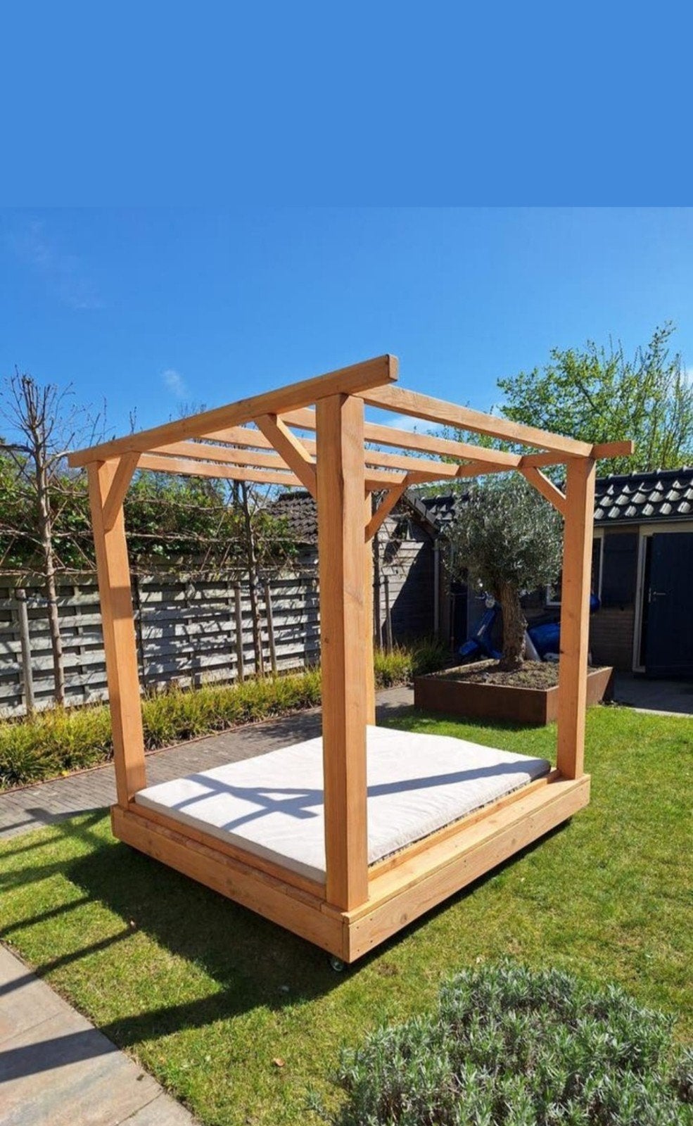Douglas/steigerhout tuin lounge bed strand bed cabana, Ophalen of Verzenden