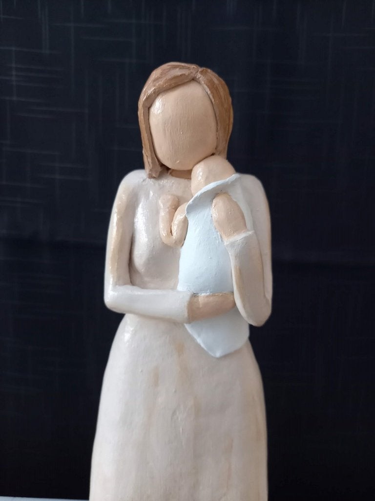 MOEDER MET BABY, beeld, keramiek, Verzamelen, Beelden en Beeldjes, Ophalen, Nieuw, Mens