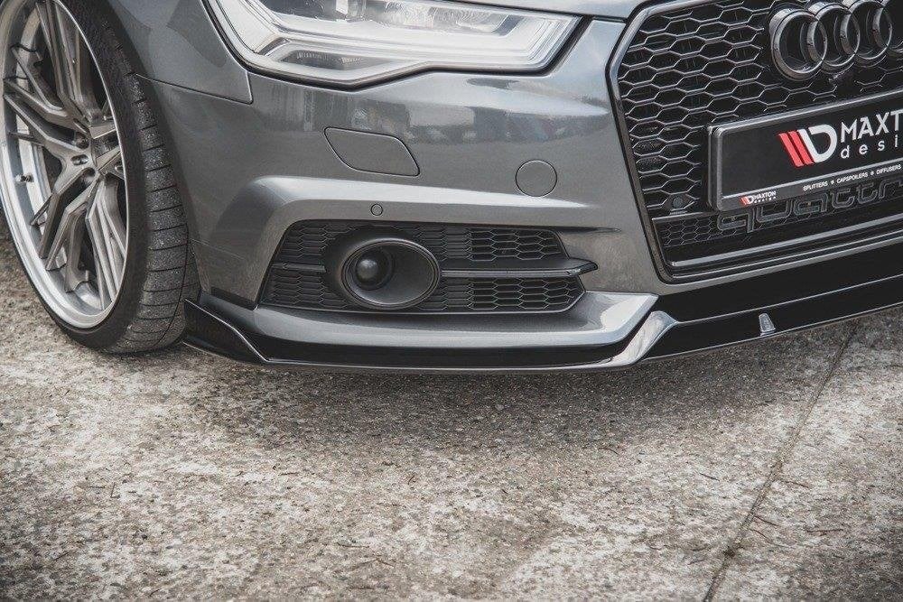 Maxton Spoiler Splitter Lip Voor Audi A6 C7 S Line Facelift, Verzenden, Automotive Parts, A.parts@hotmail.nl, Trasmolenlaan 12 3447 GZ Woerden