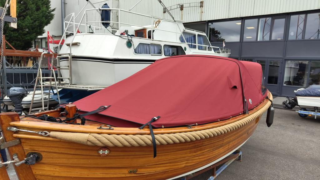 Houten werfgebouwden sloep inboord diesel, Ophalen, Binnenboordmotor, Diesel, Zo goed als nieuw