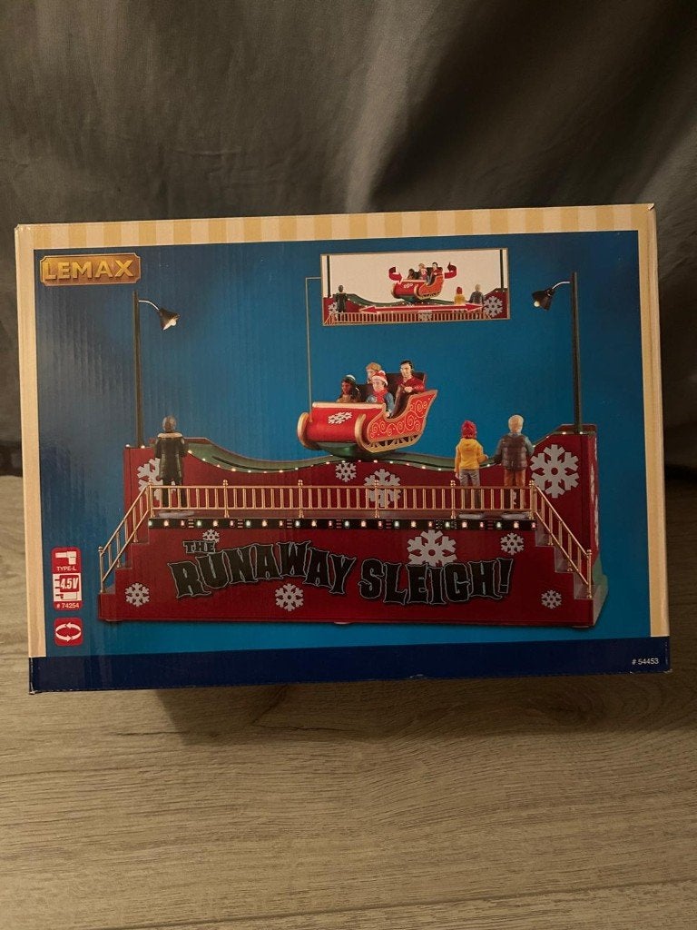 Lemax The Runaway Sleigh #54453 – NIEUW, Ophalen of Verzenden, Nieuw