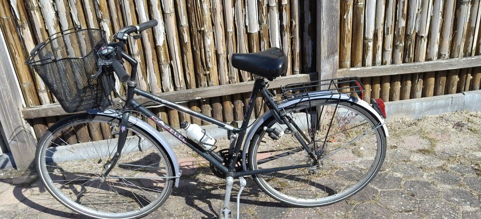 Gazelle damesfiets met versnellingen en boodschappenmand, Ophalen, Minder dan 10 versnellingen, Gebruikt, Nvt