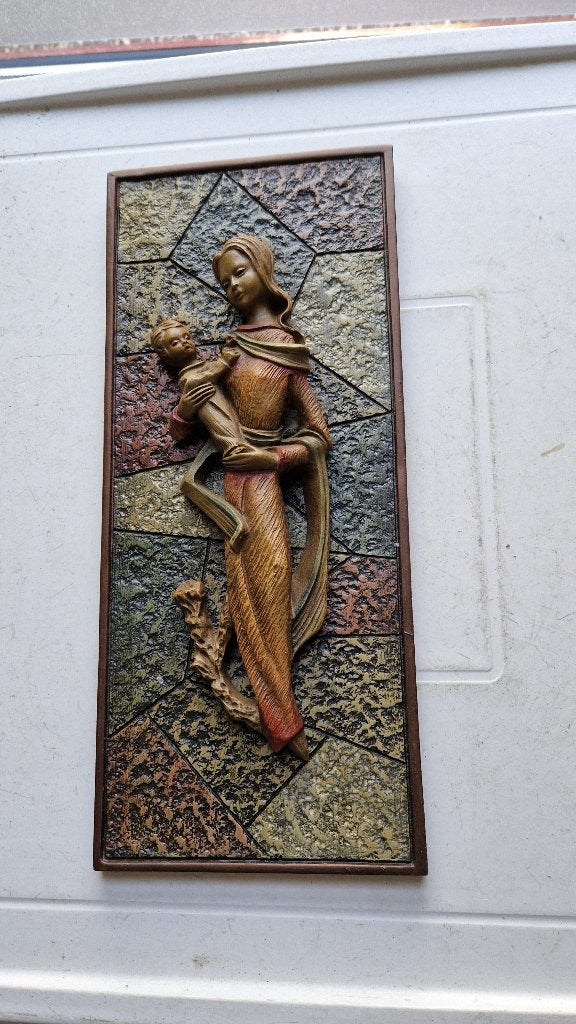 brocante religie wanddecoratie, Ophalen of Verzenden