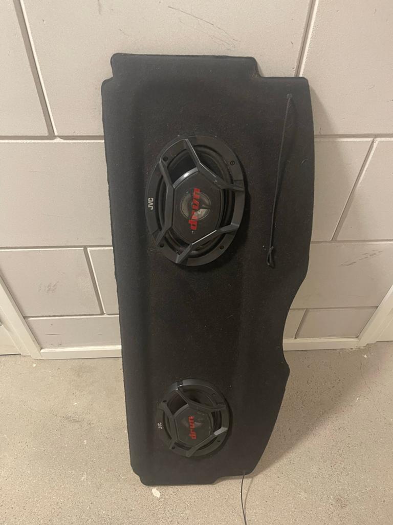 Hoedenplank Peugeot 206 met JVC boksen, Ophalen, Gebruikt