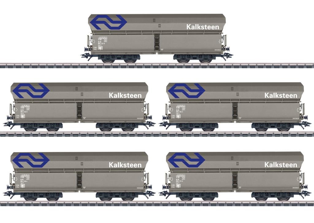 Märklin 46268 – 5-delige NS Zelflosser set "Kalksteen" – NIE, Wisselstroom, Ophalen of Verzenden, NS, Märklin
