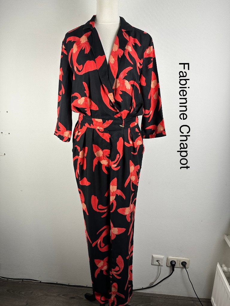 Fabienne Chapot Jumpsuit  (mt: 40) Nieuw 13,6/251, Maat 38/40 (M), Zwart, Nieuw, Ophalen of Verzenden